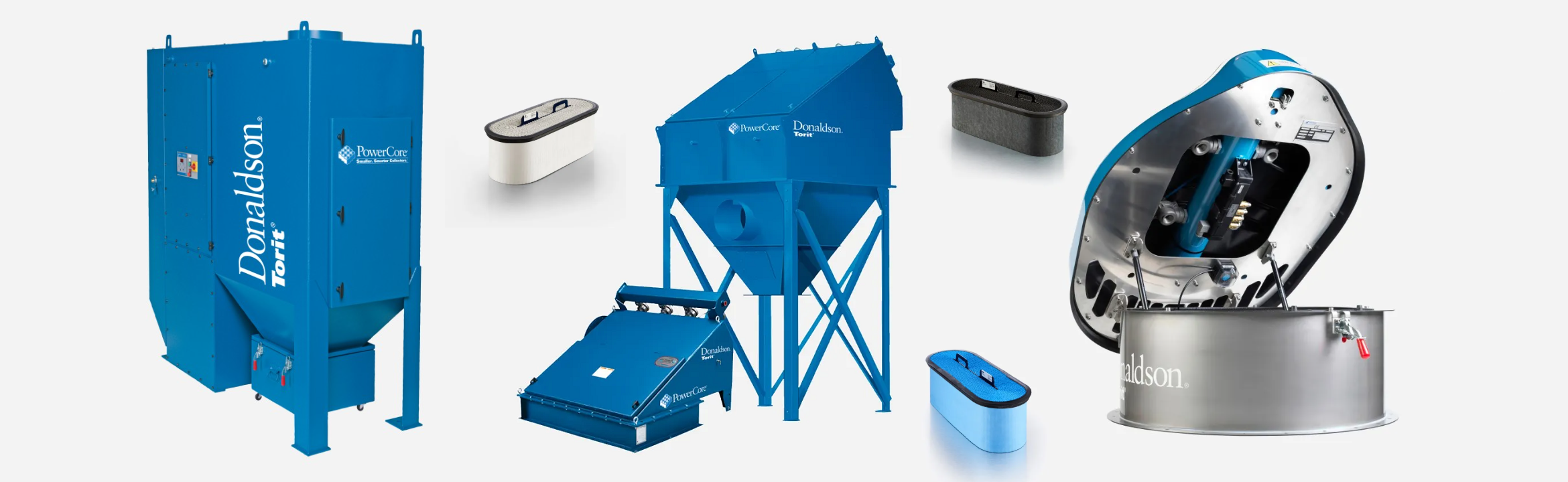 Powercore filter units